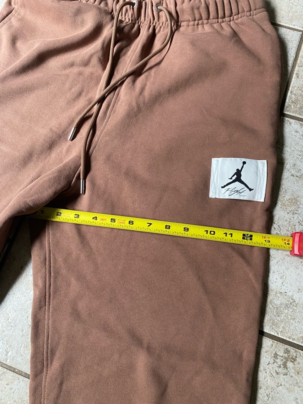 JORDAN ESSENTIAL STATEMENT FLEECE PANTS BROWN MEN'S SZ M, New Without Tags - Picture 3 of 6
